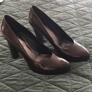 Nine West brown heels